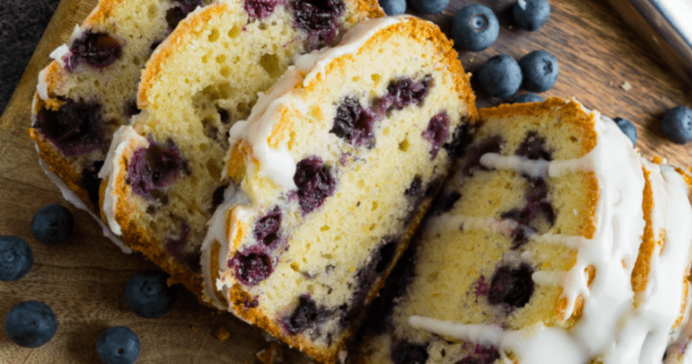 LEMON BLUEBERRY LOAF CAKE