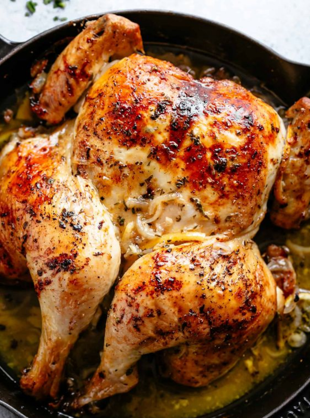 Best Lemon Garlic Roast Chicken