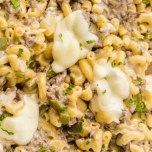 Philly Cheesesteak Pasta