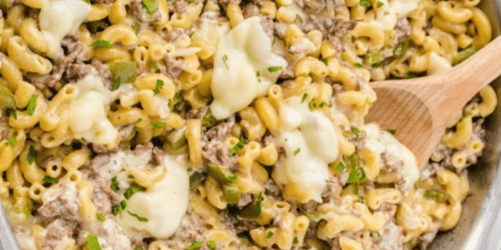 Philly Cheesesteak Pasta