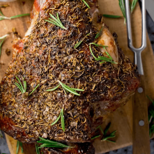 Tender Roast Leg of Lamb