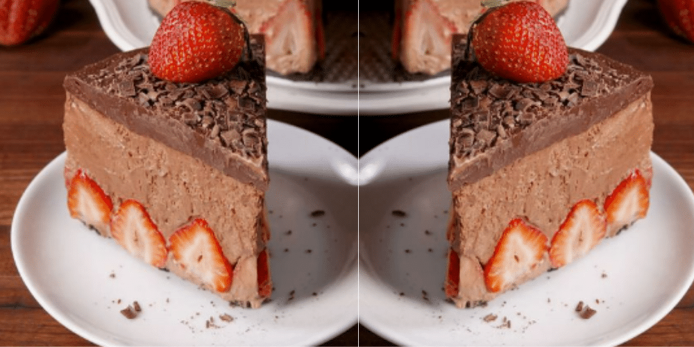 Strawberry Chocolate Mousse Cake