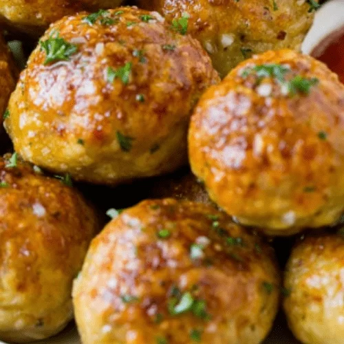 Baked Chicken Meatballs