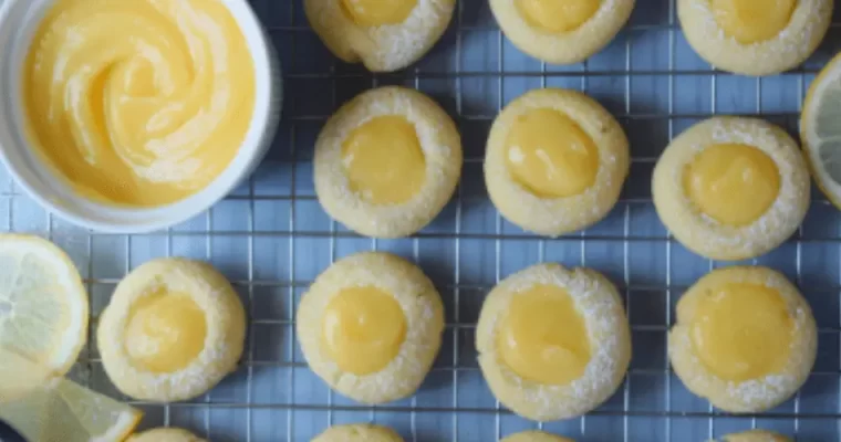 Lemon Curd Cookies Recipe