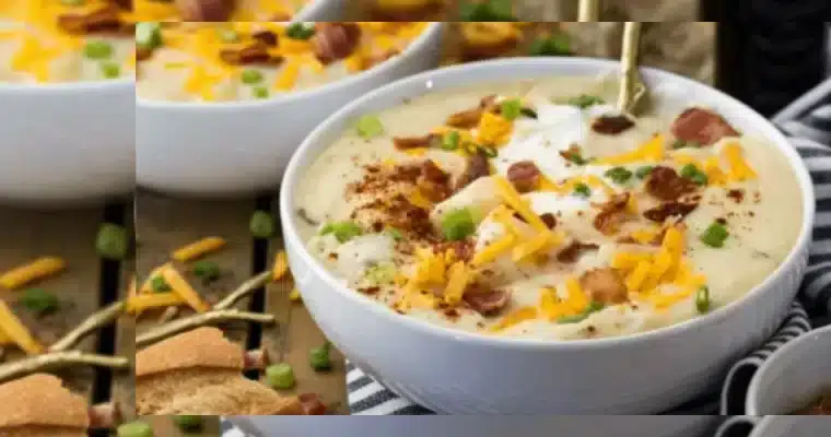 Easy Loaded Potato Soup