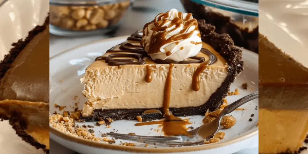 No Bake Cream Cheese Peanut Butter Pie