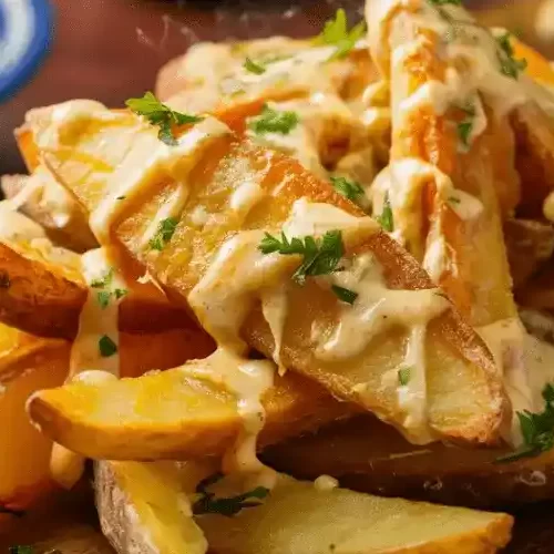 Garlic Parmesan Potato Wedges