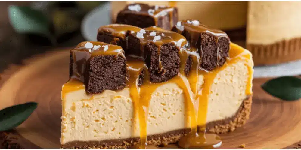 Caramel Brownie Cheesecake