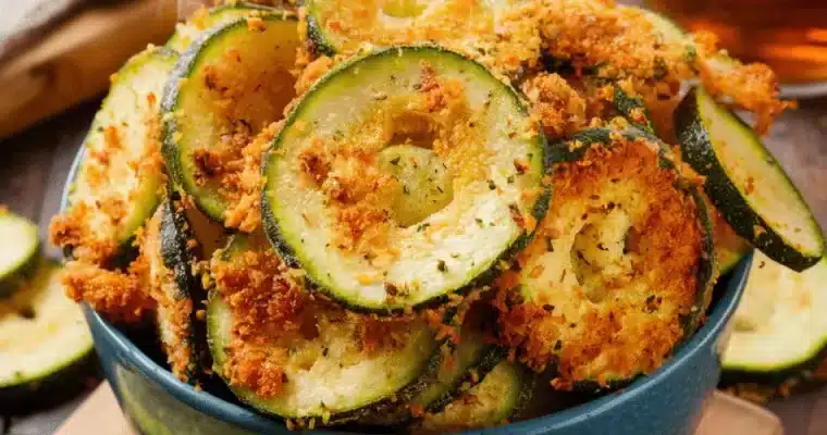 Crispy Oven Baked Zucchini Chips