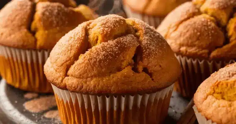 Cinnamon Sugar Pumpkin Muffins