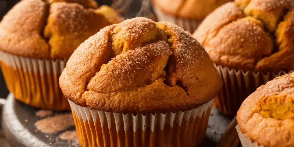 Cinnamon Sugar Pumpkin Muffins