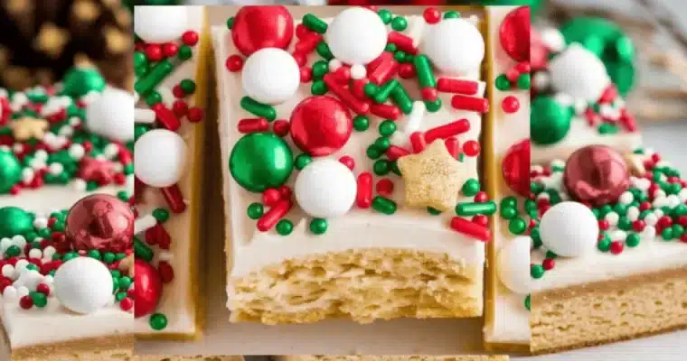 Christmas Sugar Cookies Bars